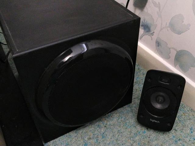 Logitech Z906 Subwoofer and a Speaker