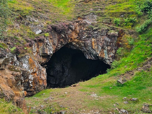 [Cave of Caerbannog aka Tomnadashan mine, Perthshire, Scotland]