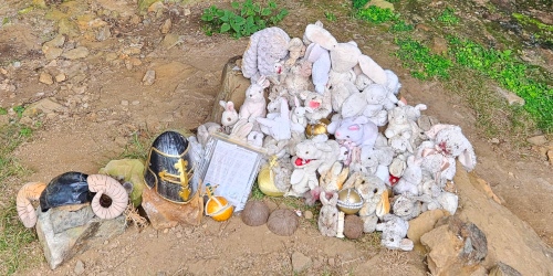 [A pile of approximately 30 Killer Rabbits of Caerbannog]